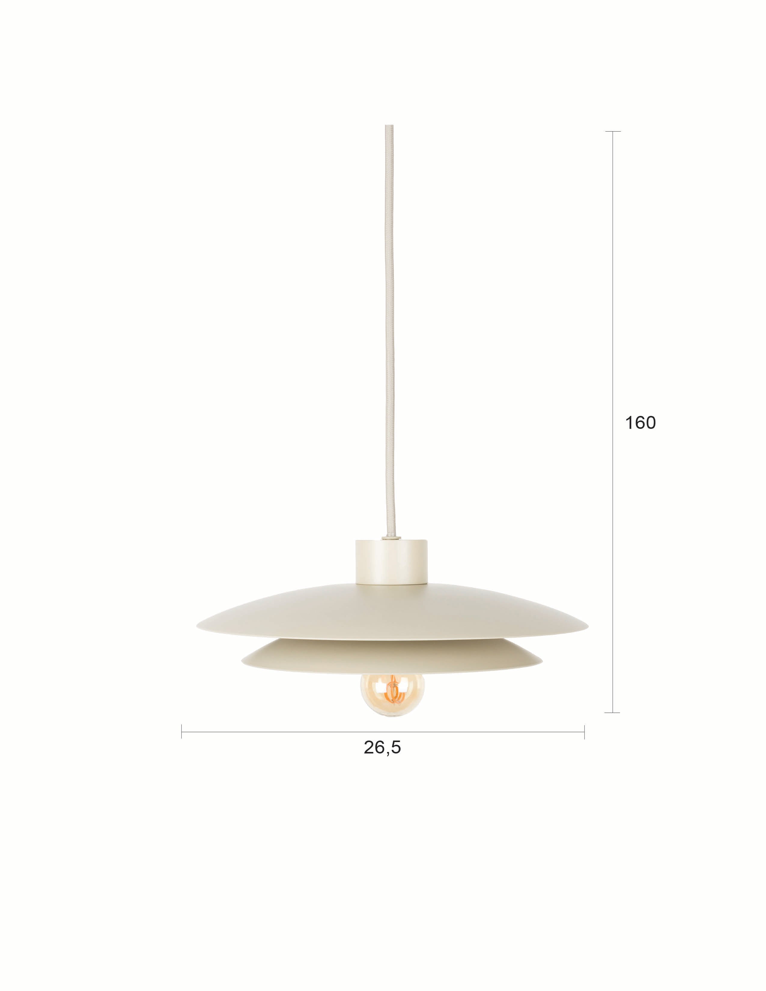 Wubbo - Lampadaire - Fer - Beige
