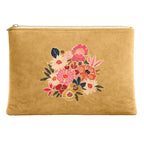 Kimiko - Pochette - Velours 19X28 Cm - Ocre