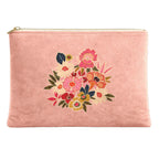 Kimiko - Pochette - Velours 19X28 Cm - Rose