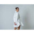 Vestido de popelina - Blanco