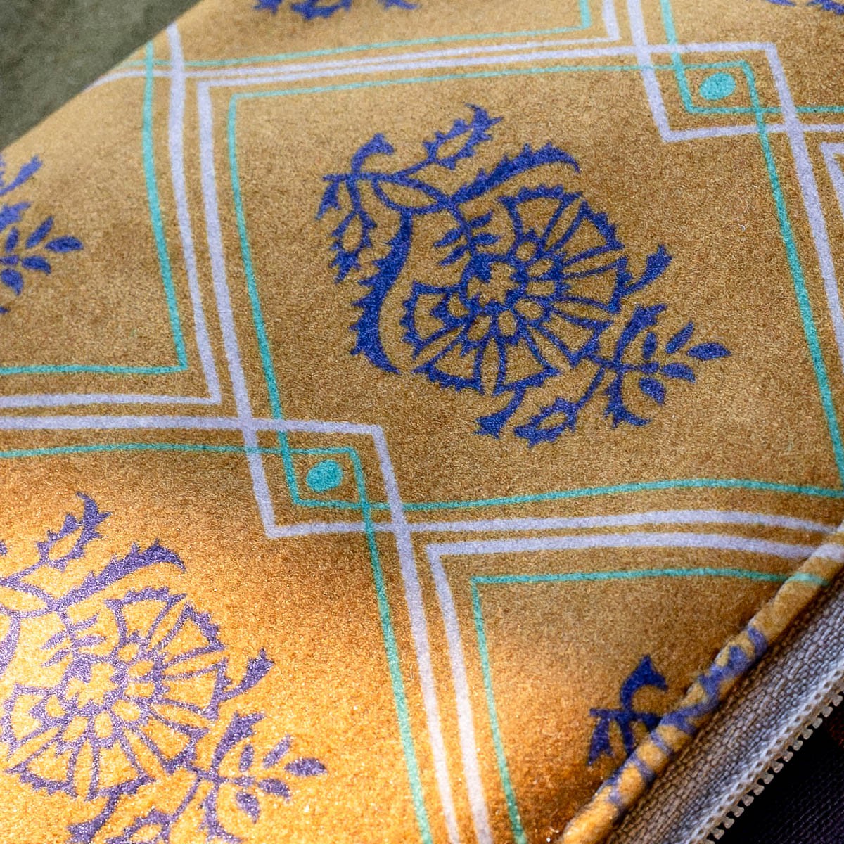 Hindi - Porte-Monnaie - Velours - Doré