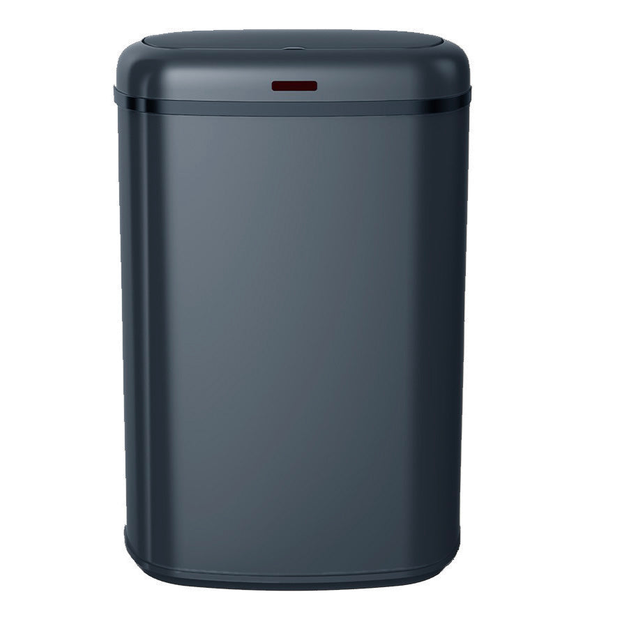 Logan - Poubelle Automatique Inox 58L - Acier Inoxydable - Gris