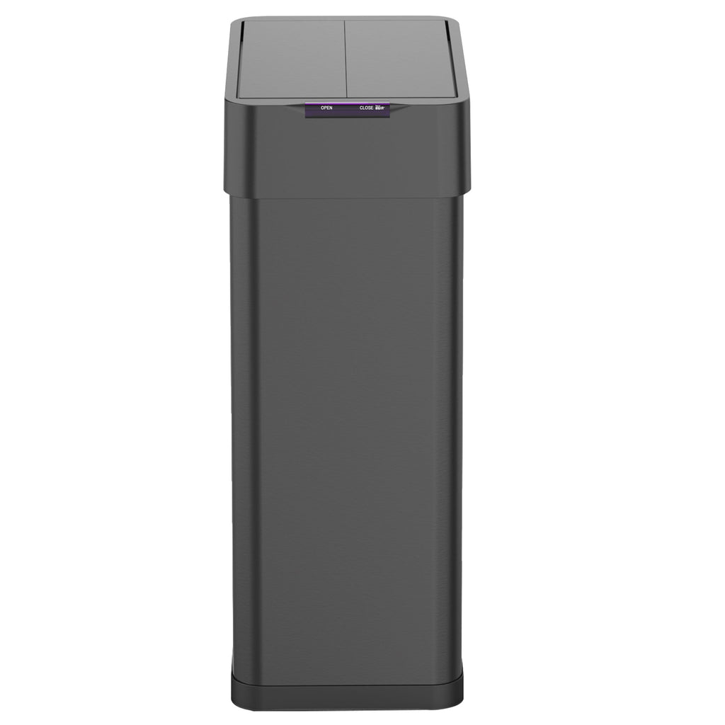 Poubelle Automatique Inox Silverlake - 70L - Noir