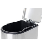 Cubo de basura de cocina estrecho con pedal de acero 40L FULLER en acero inoxidable cepillado diseño - REDDECO.com