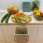 Boden - 5L Tabletop Compost Bin - Recycled Plastic - White