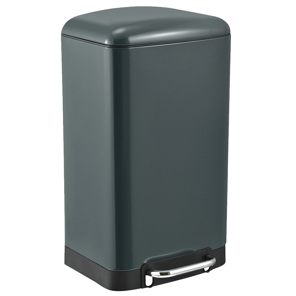 Greenwich - Poubelle À Pédale Inox 40L - Acier Inoxydable - Gris