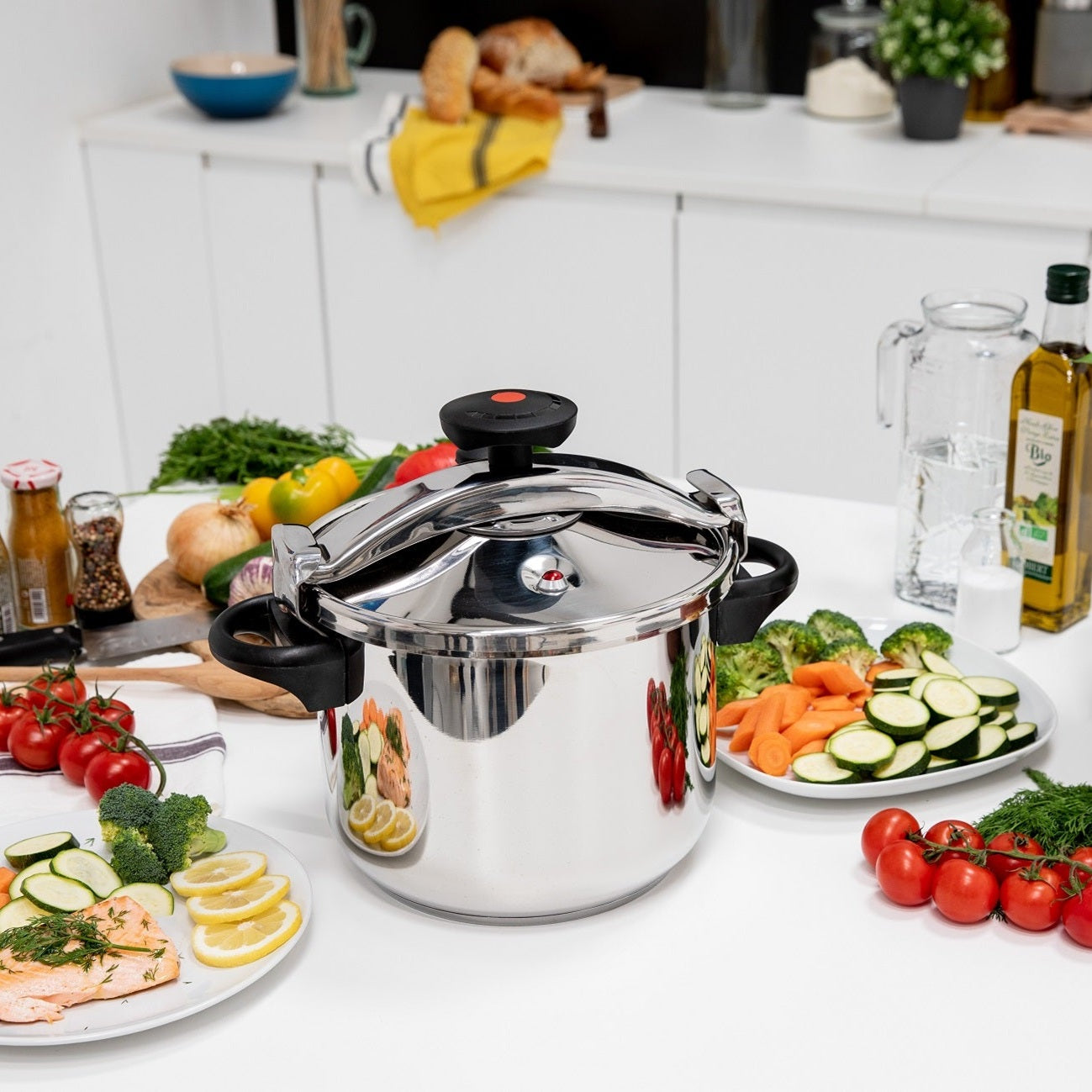 Classique - Autocuiseur À Étrier Inox 10L - Acier Inoxydable - Argent