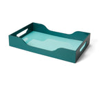 Printworks Lacquered Tray M - Turquoise/Green