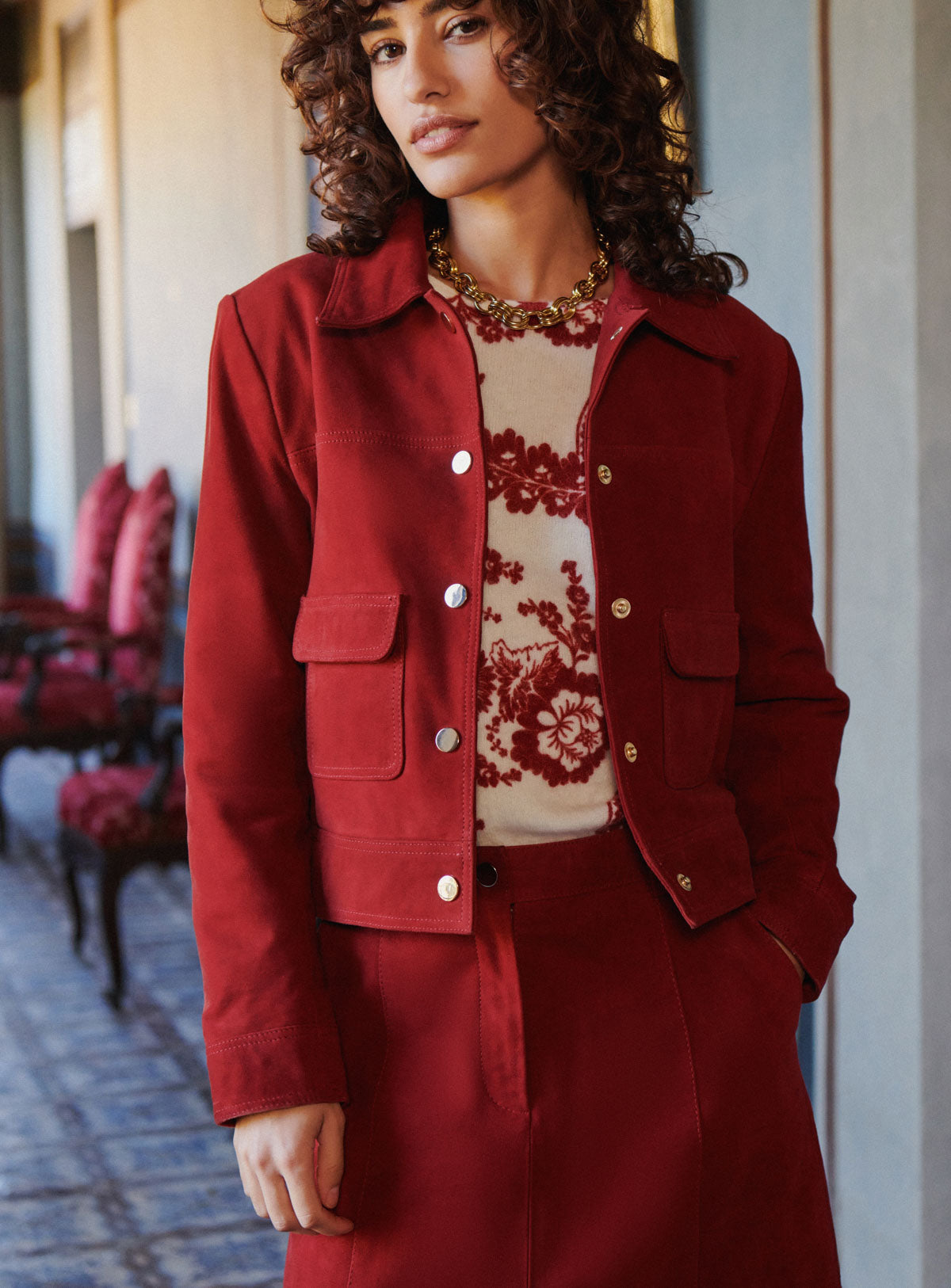Mayden Sweater - Burgundy