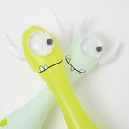 Juego de 2 patatas fritas inflables Monty The Monster - Verde