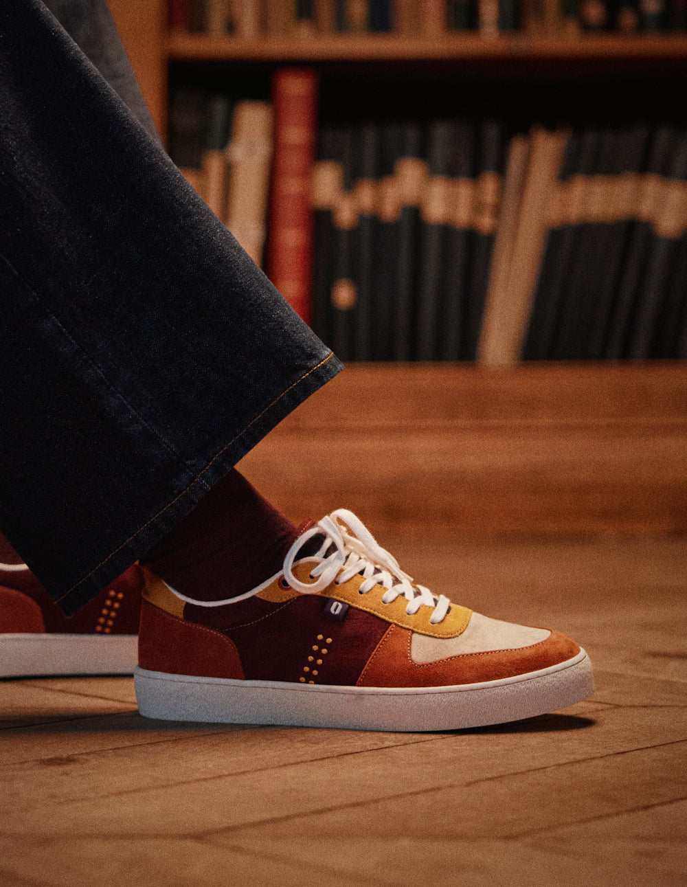 Zapatillas bajas Arthur - Ladrillo mostaza topo