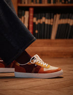 Zapatillas bajas Arthur - Ladrillo mostaza topo