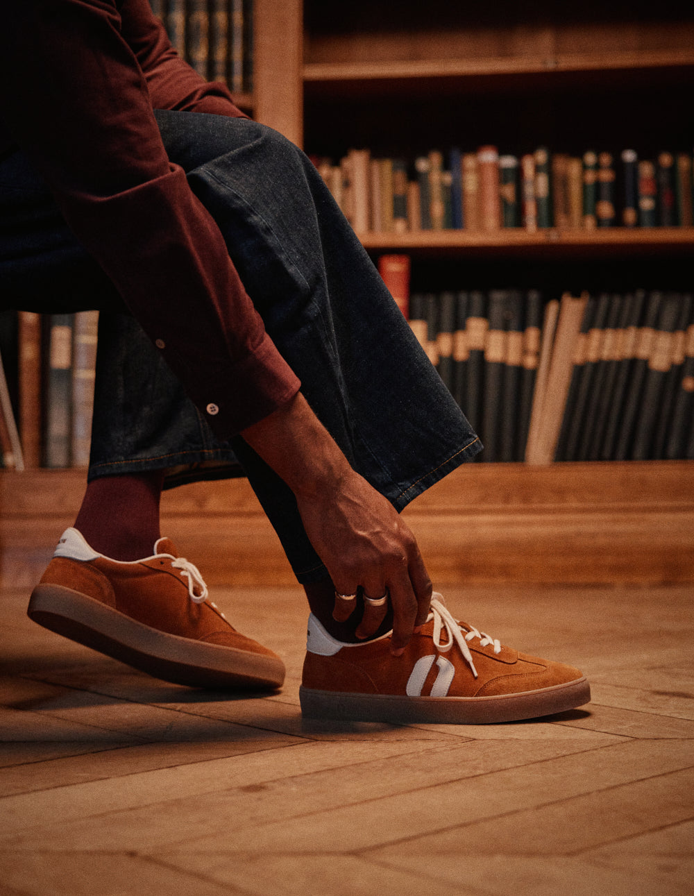 Baskets Basses Pablo - Marron Écru - Homme