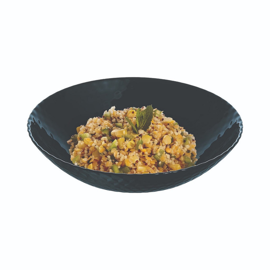Pampille - 6 Soup Plates - Black - 20cm - Luminarc