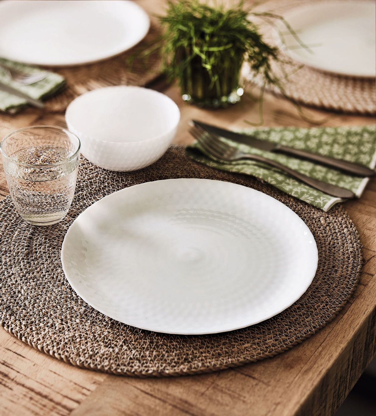 Pampille - 6 Dessert Plates - White - 19 cm - Luminarc