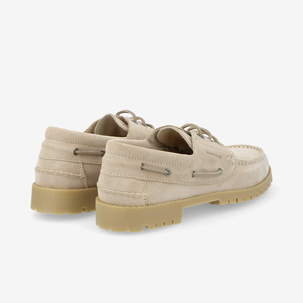 Newquay Boat M - Suede - Natural