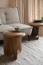 Maeze - Table D'Appoint - Bois de manguier - Marron