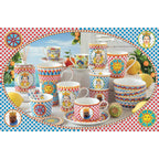 Sicily - Set De 4 Mugs - Porcelaine - Multicolore