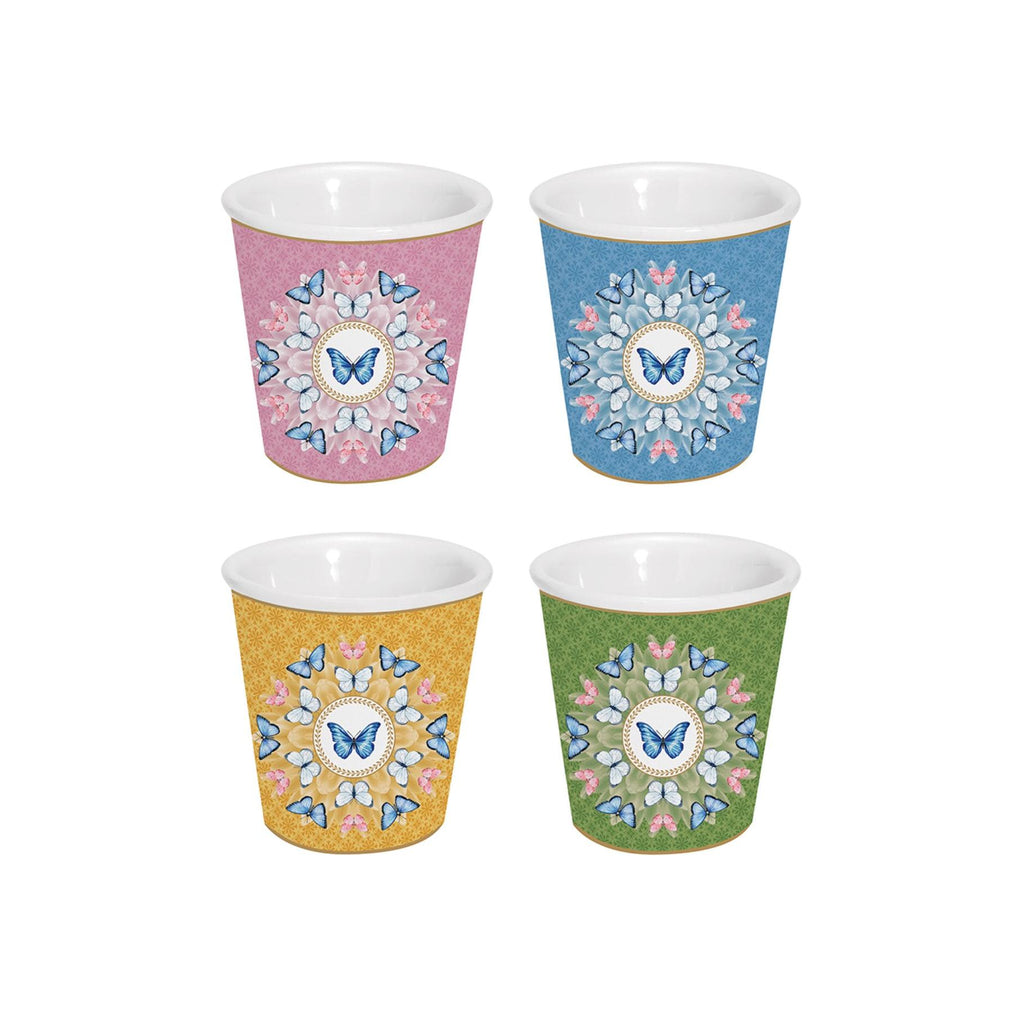 Spring Parade - Set of 4 Coffee Cups - Porcelain - Multicolour