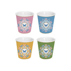 Spring Parade - Set of 4 Coffee Cups - Porcelain - Multicolour