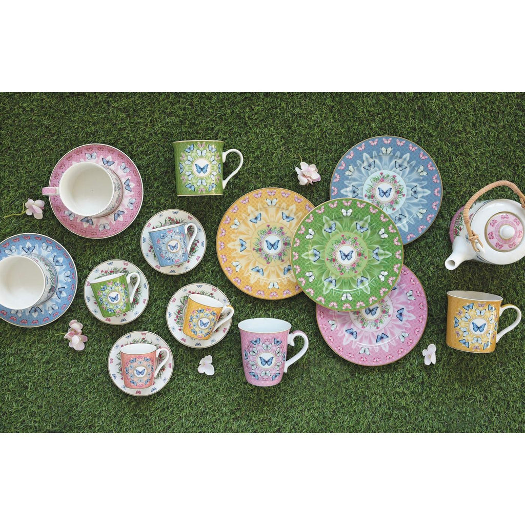 Spring Parade - Set De 4 Mugs - Porcelaine Fine - Multicolore