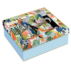 Tropical Vibes - Set De 4 Mugs - Porcelaine Fine - Multicolore