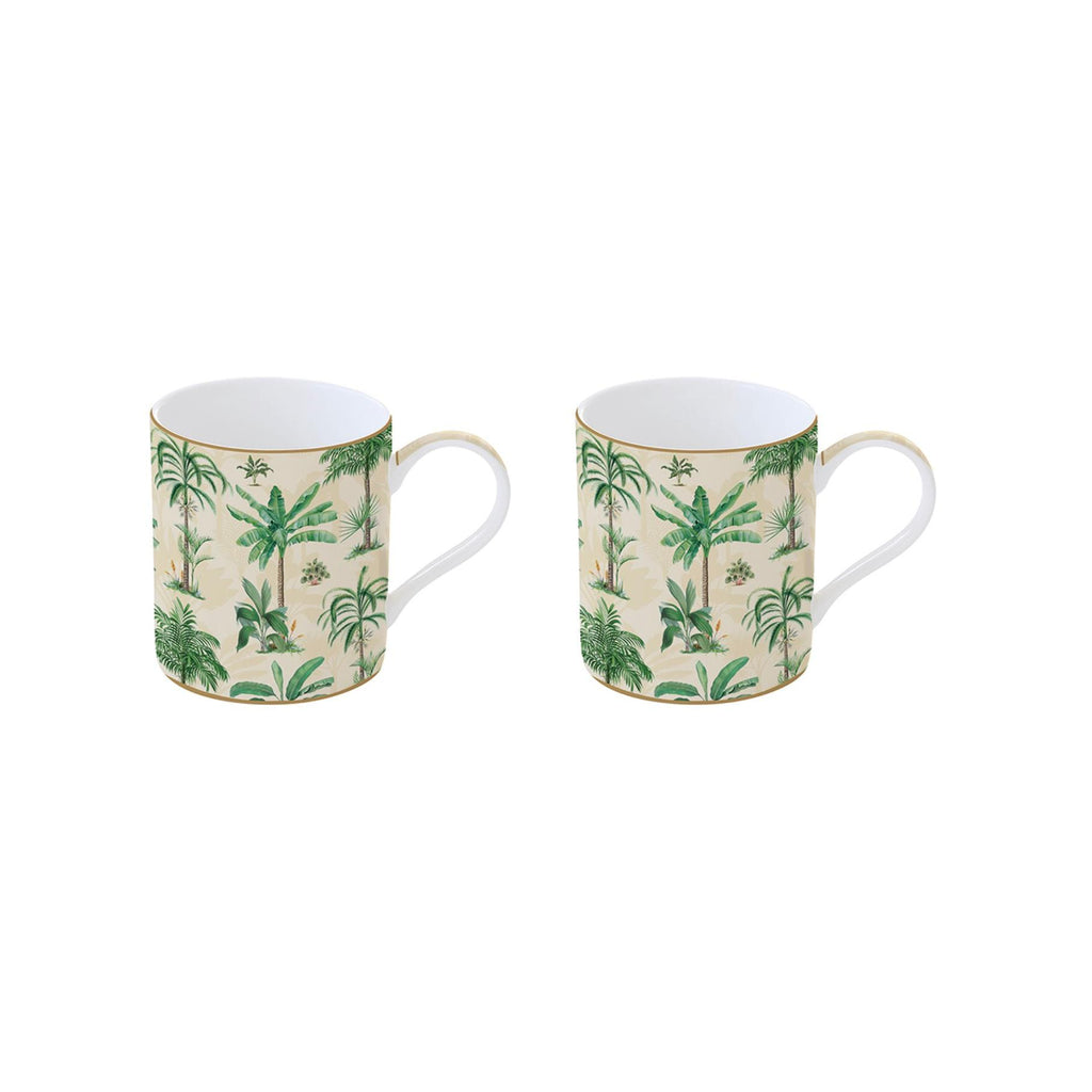 Oasi - Set De 2 Mugs - Porcelaine Fine - Multicolore