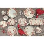 Coral Reef - Set De 2 Tazas de Café con Platillos - Porcelana - Multicolor