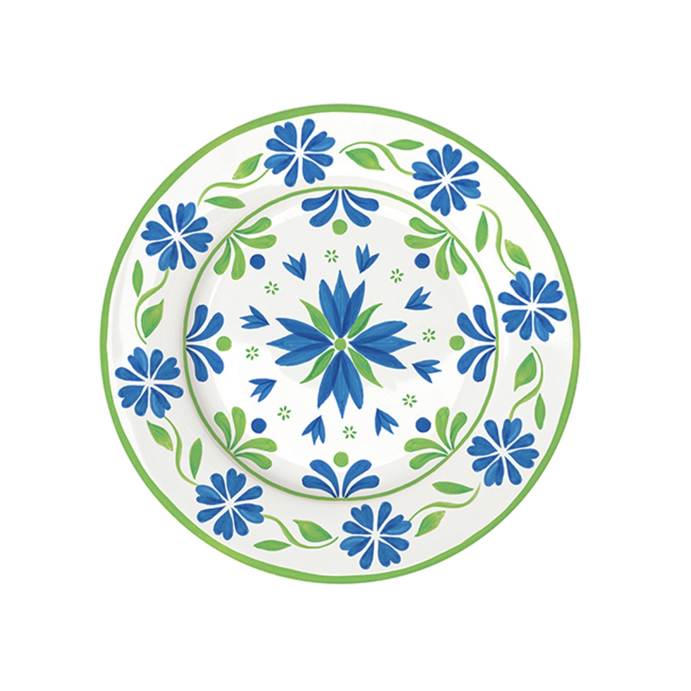 Flowers Garden - Set De 4 Assiettes À Dessert - Porcelaine - Multicolore