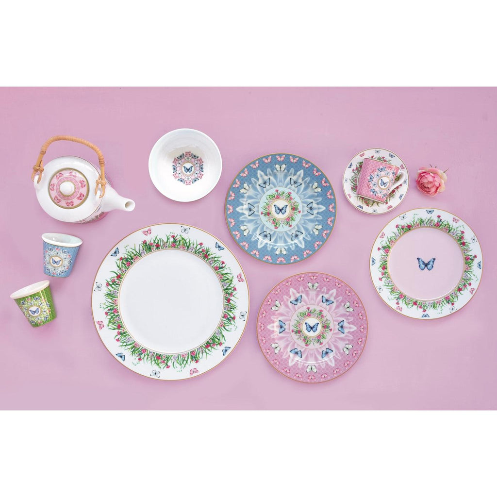 Spring Parade - Set De 6 Assiettes Plates - Porcelaine - Multicolore