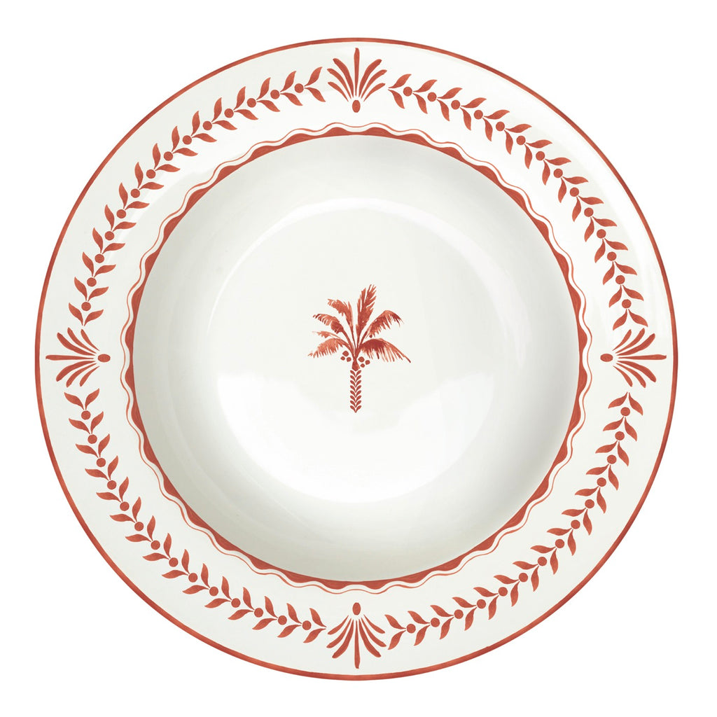 Exotic Vibes - Set De 6 Assiettes Creuses - Porcelaine - Multicolore