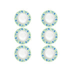 Flowers Garden - Set De 6 Assiettes Creuses - Porcelaine - Multicolore