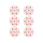 Exotic Vibes - Set De 6 Assiettes À Dessert - Porcelaine - Multicolore