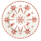 Exotic Vibes - Set De 6 Assiettes À Dessert - Porcelaine - Multicolore