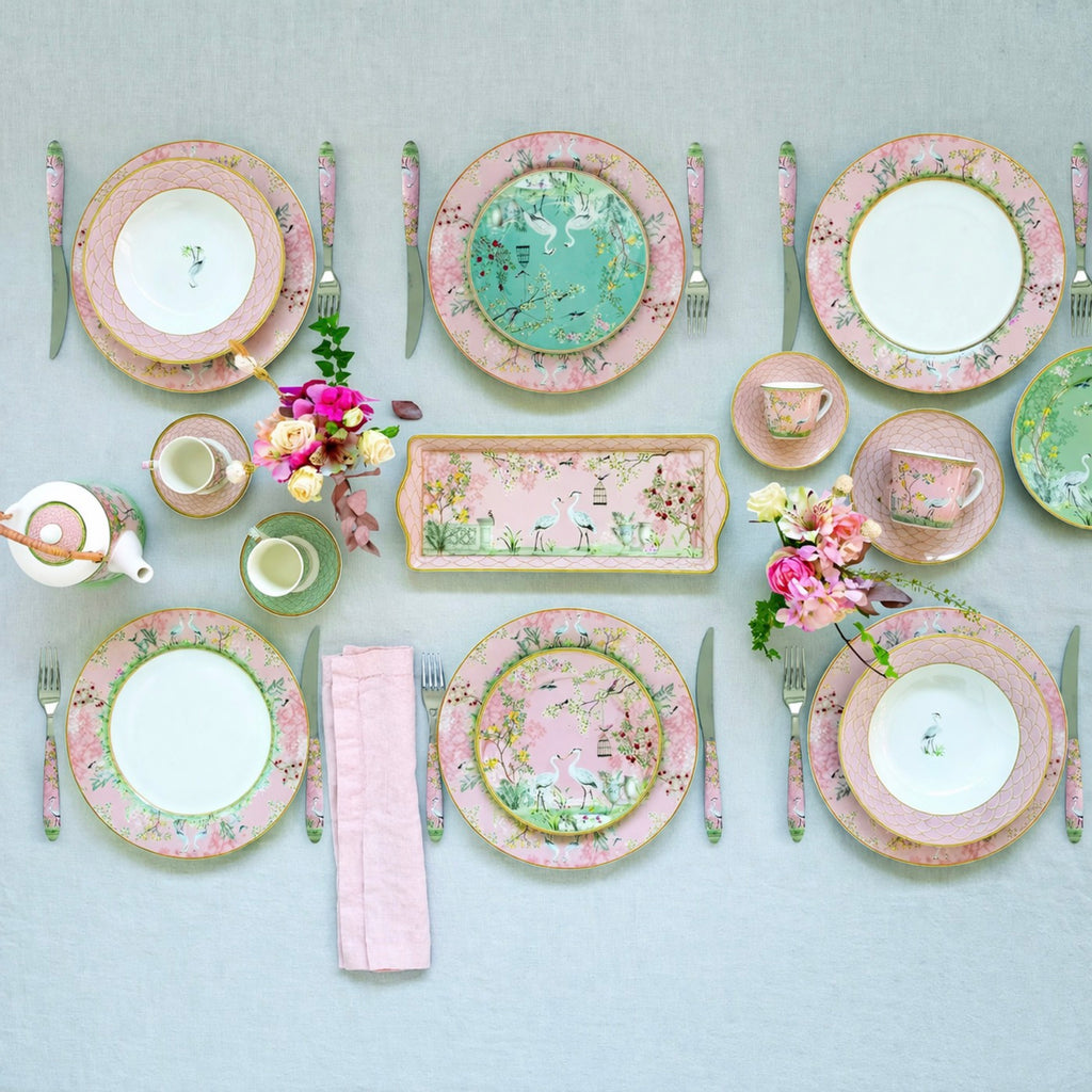 Jardin De Rêves - Set De 6 Assiettes À Dessert - Porcelaine - Multicolore