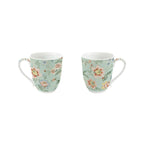 Zen Garden - Set De 2 Mugs - Porcelaine - Vert