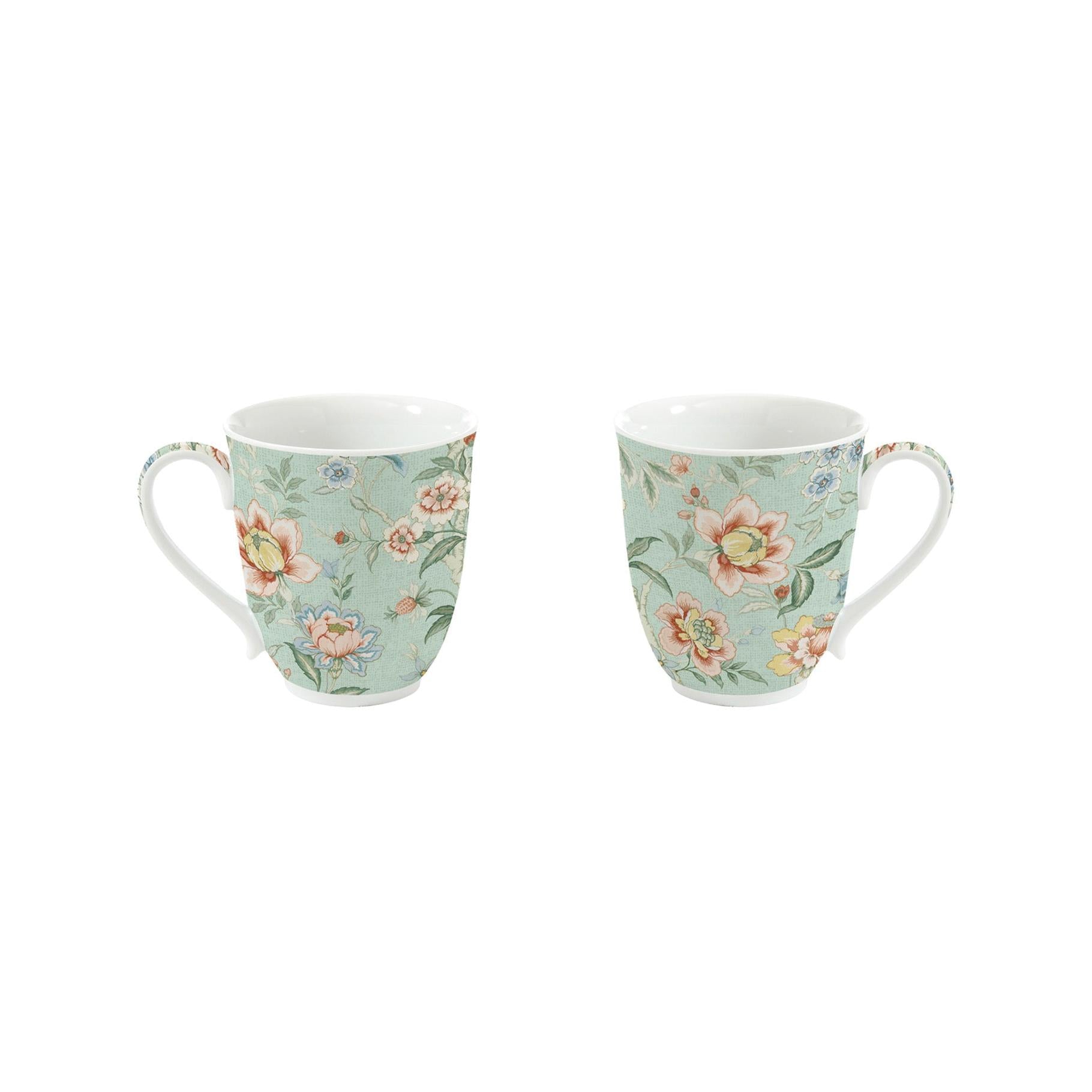 Zen Garden - Set De 2 Mugs - Porcelaine - Vert