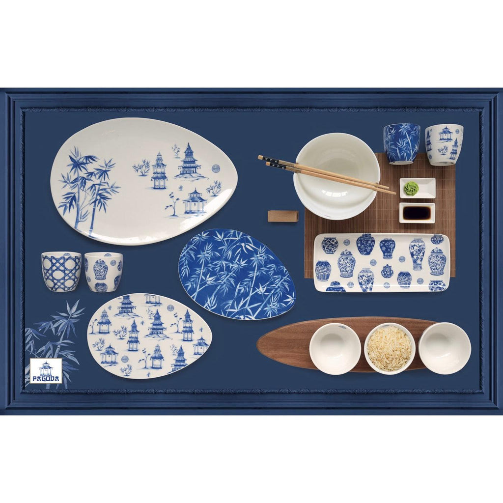 Pagoda Bamboo - Bol - Porcelaine - Multicolore