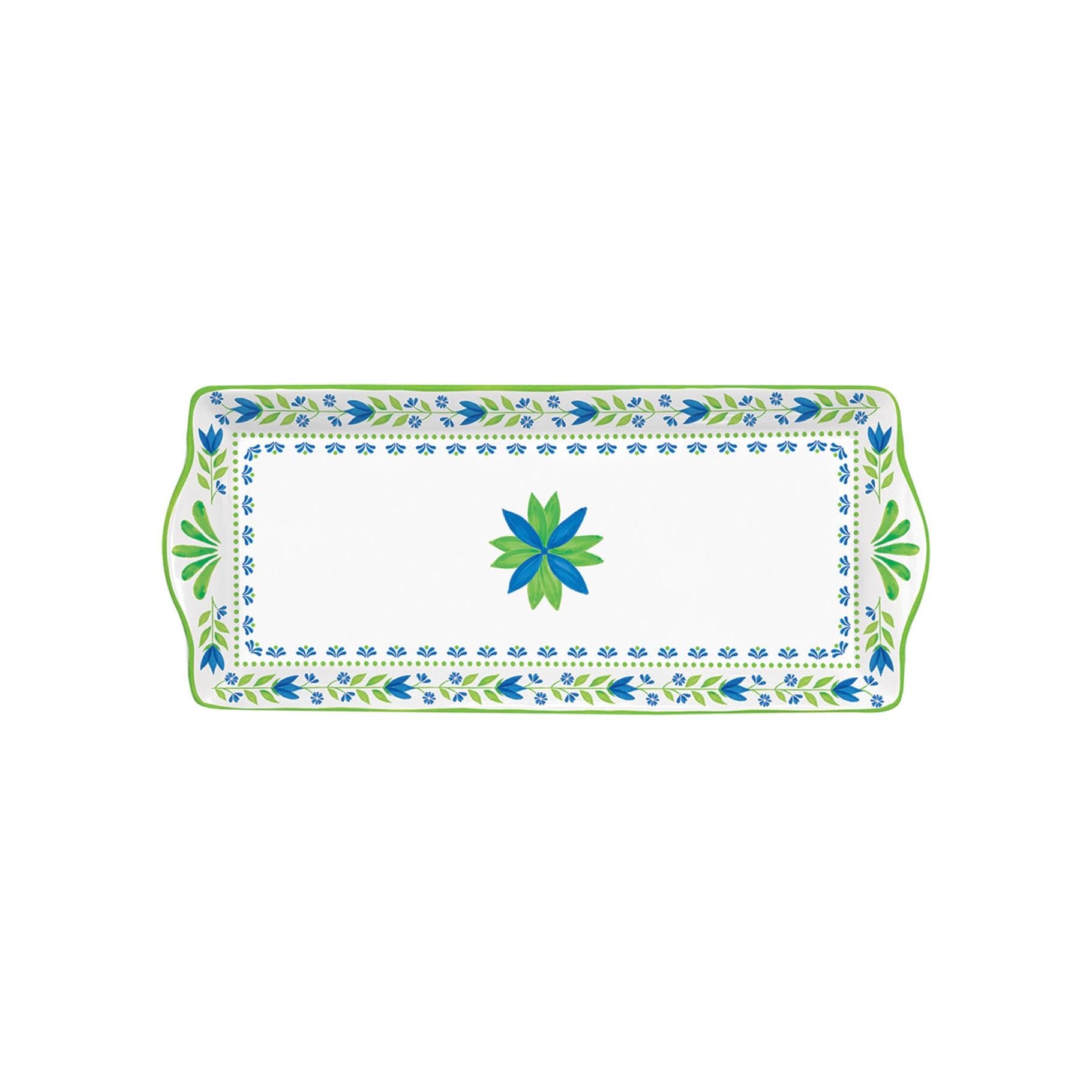 Flowers Garden - Plat De Service - Porcelaine - Multicolore