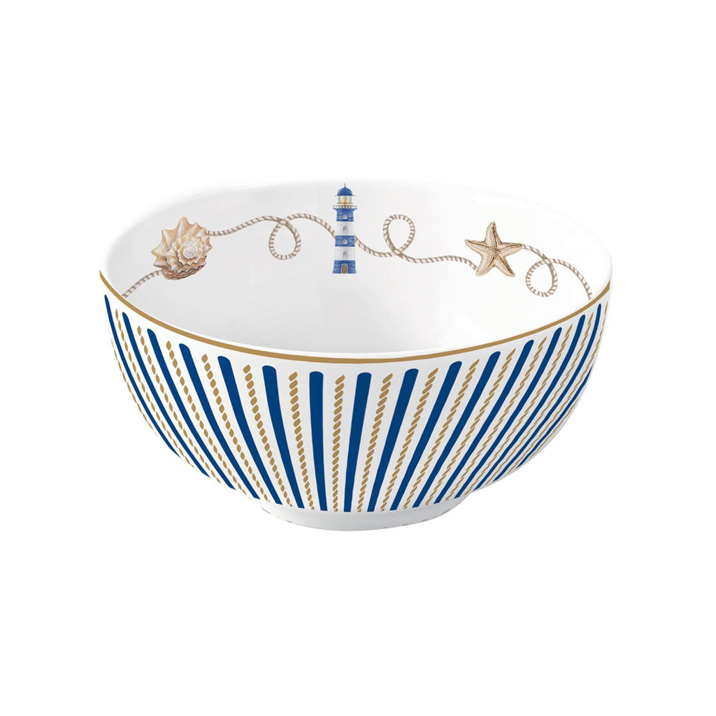 Blue Lighthouse - Set De 6 Bols - Porcelaine - Multicolore