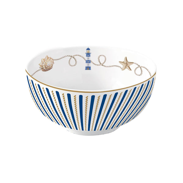 Blue Lighthouse - Set De 6 Bols - Porcelaine - Multicolore