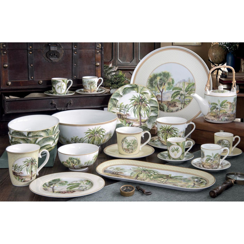 Ceylon - Set De 6 Bols - Porcelaine - Multicolore