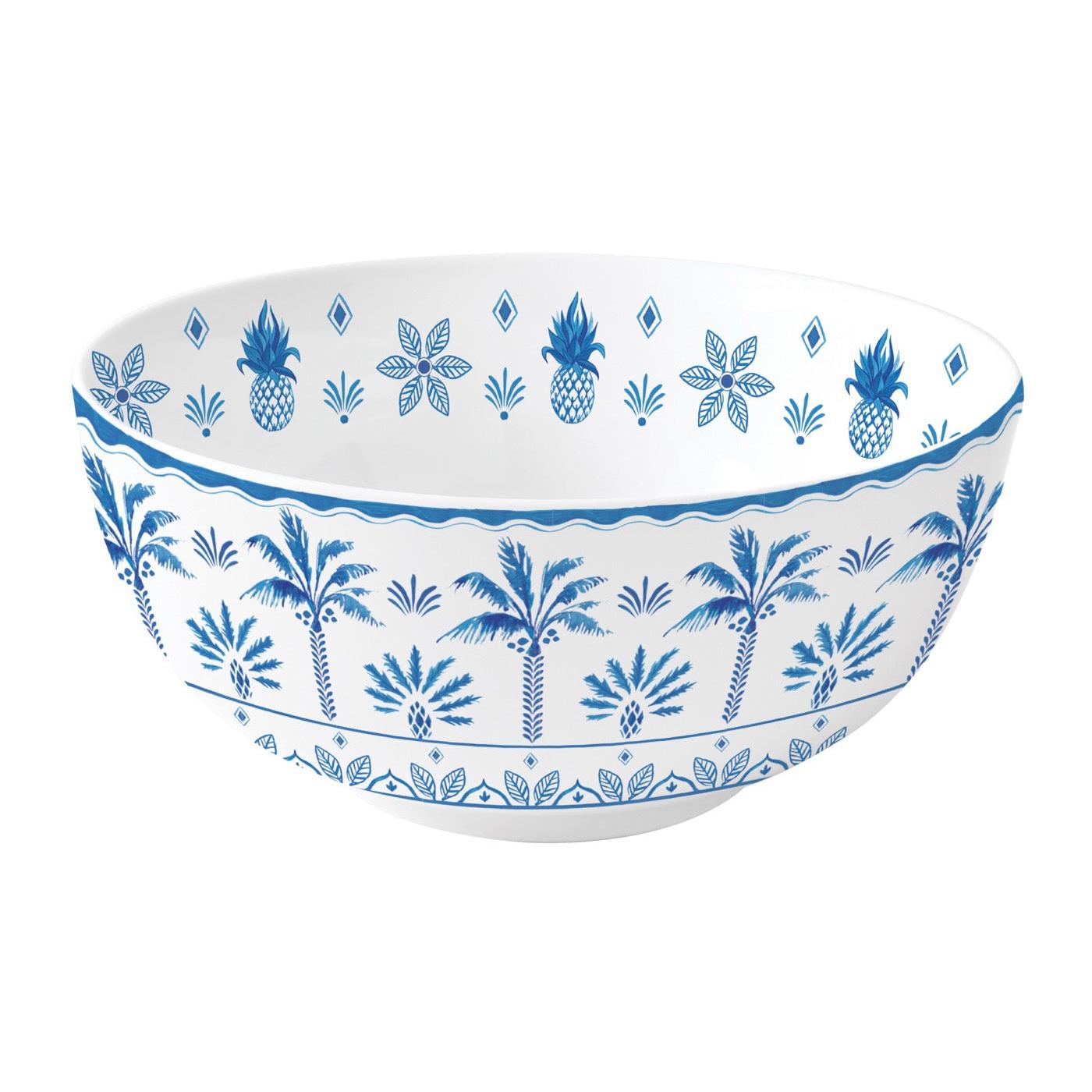 Exotic Vibes - Set De 4 Bols - Porcelaine - Bleu