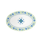 Flowers Garden - Plateau Ovale - Porcelaine - Multicolore