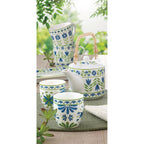 Flowers Garden - Plateau Ovale - Porcelaine - Multicolore