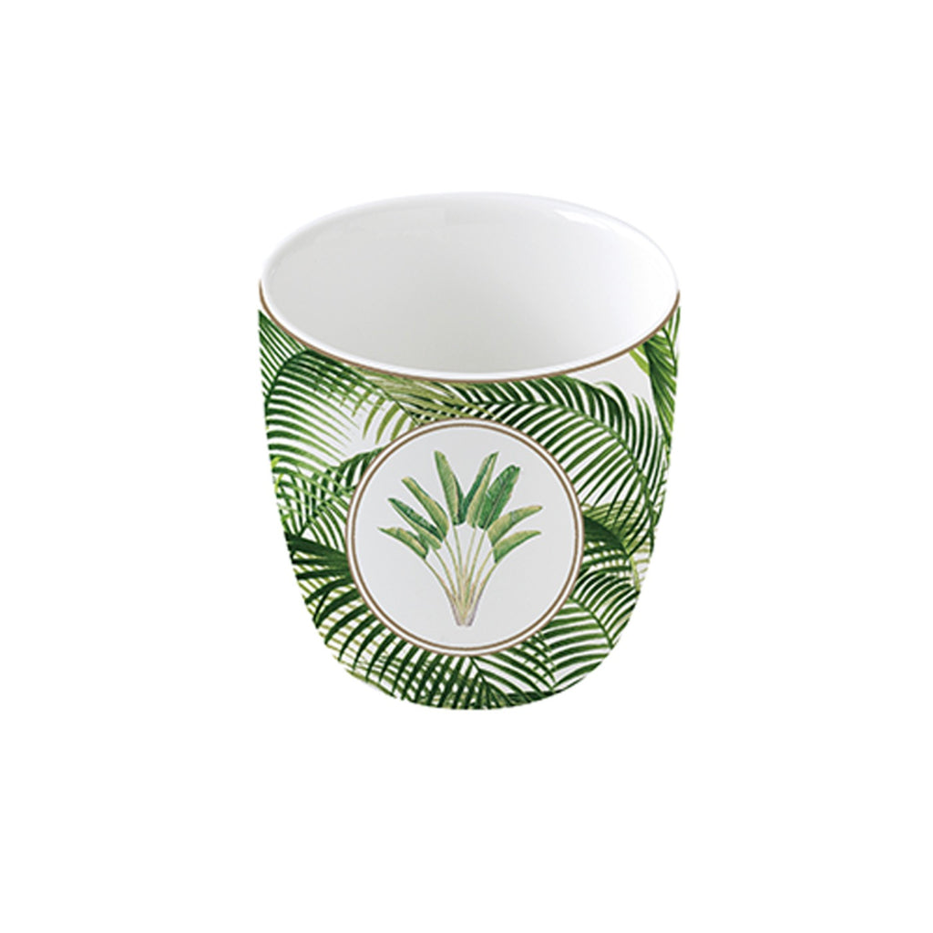 Ceylon - Théière Avec Infuseur Métal Et 2 Tasses - Porcelaine - Multicolore