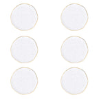 Artesanal - Set De 6 Assiettes - Porcelaine - Blanc