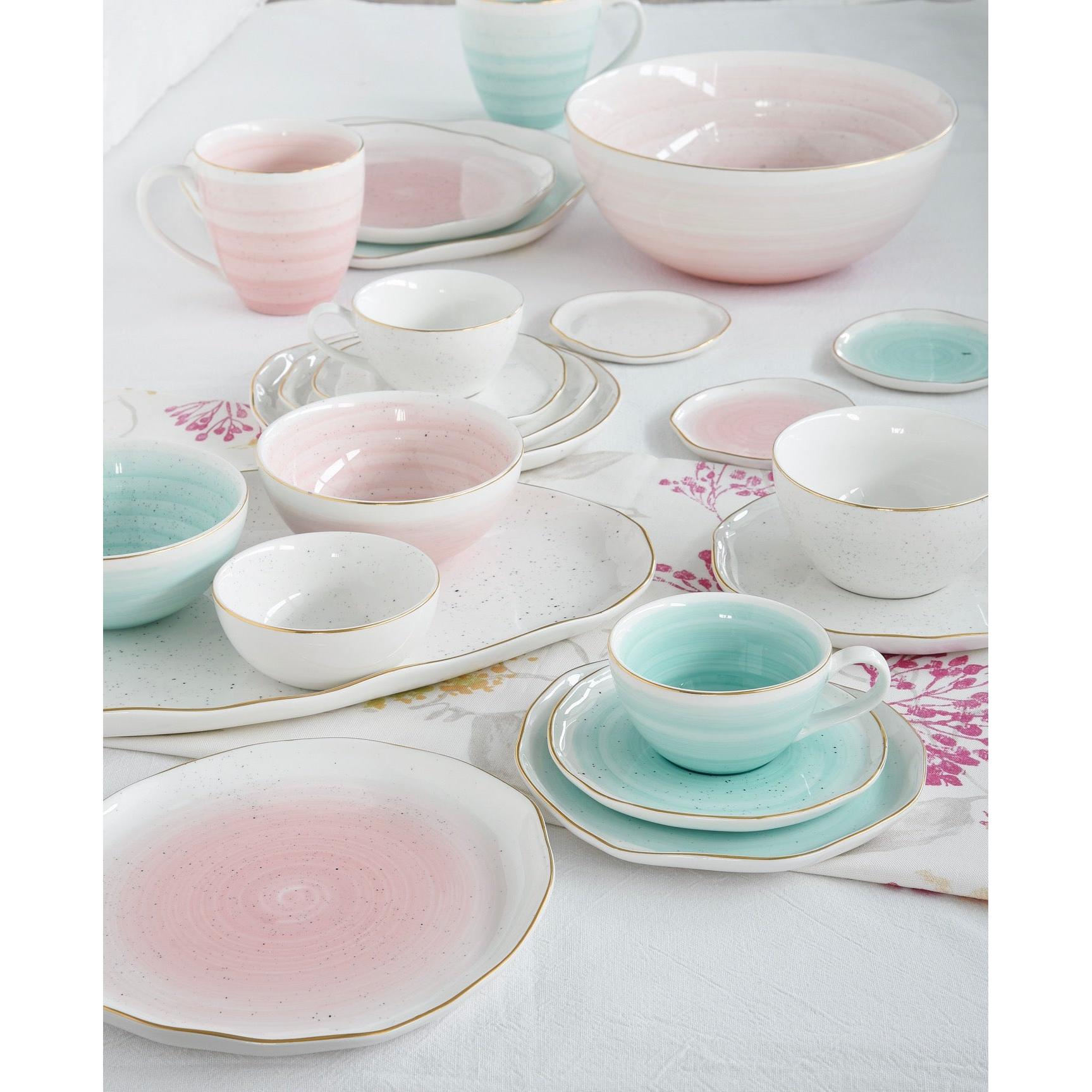 Artesanal - Set De 2 Saladiers - Porcelaine - Vert