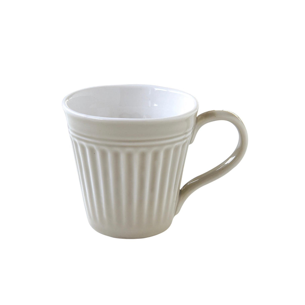 Abitare - Set of 6 Mugs - Porcelain - Light Grey