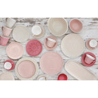 Abitare - Set of 6 Coffee Cups - Porcelain - Light Pink